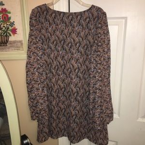Bell sleeve dress